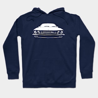 Austin Princess 1970s British classic car block white Hoodie